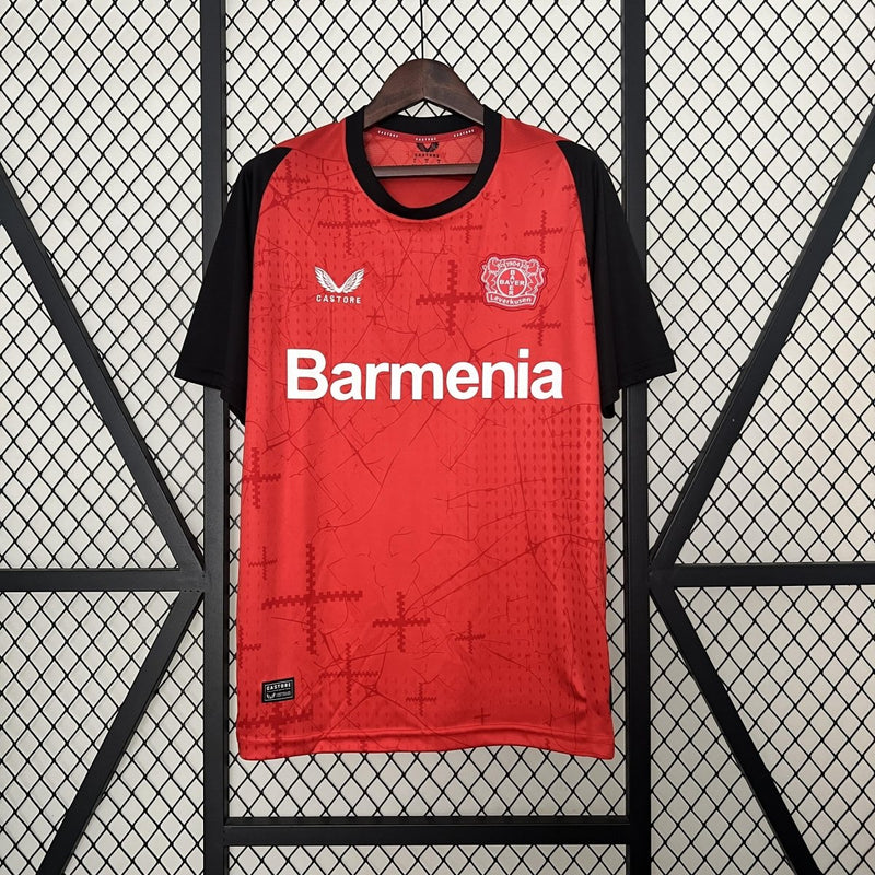 Camisa Bayer Leverkusen Titular 24/25 - Castore Torcedor Masculina - Lançamento