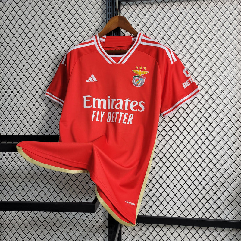 Camisa Benfica Home  23/24 - Adidas Torcedor Masculina - Lançamento