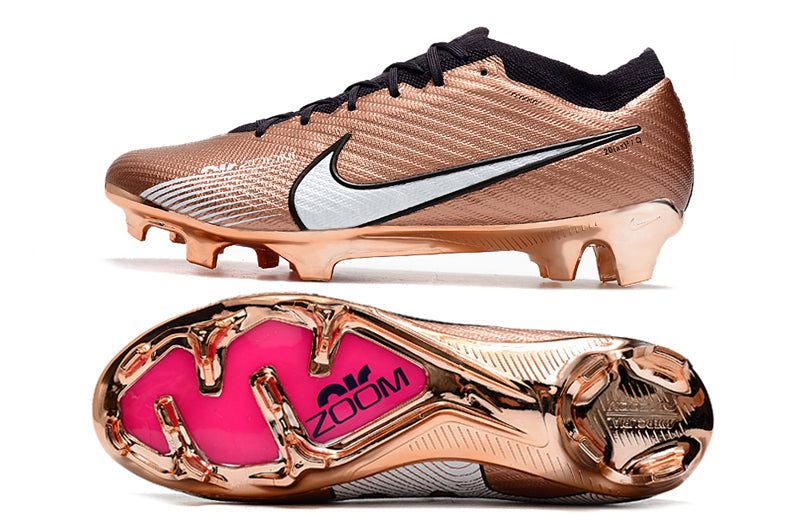 Chuteira Infantil Campo Nike Air Zoom Mercurial Vapor 15 Elite FG Cobre "Generation Pack"