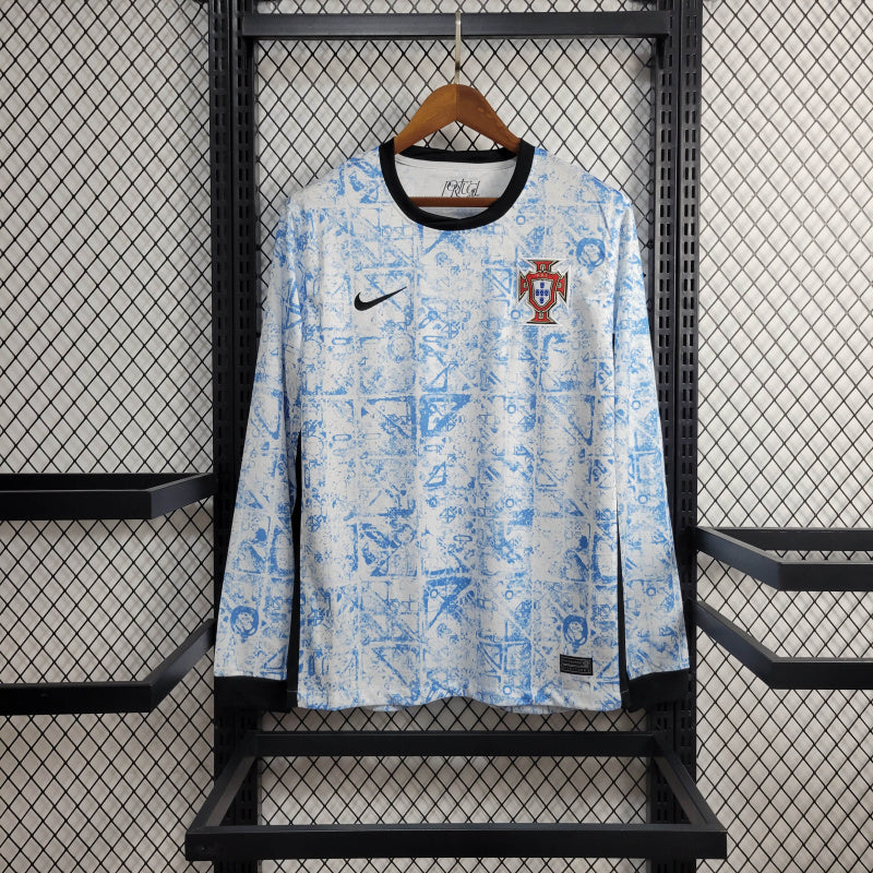 Camisa Portugual Away 24/25 - Versão Torcedor Manga Comprida