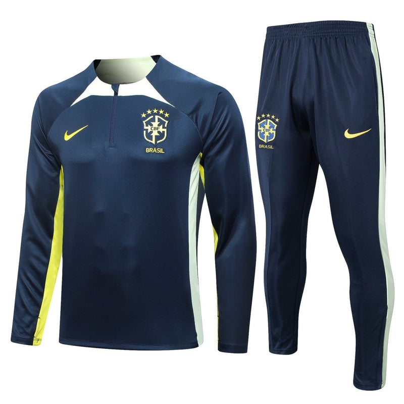 Conjunto Brasil Nike 2023/2024 - AZUL ESCURA: