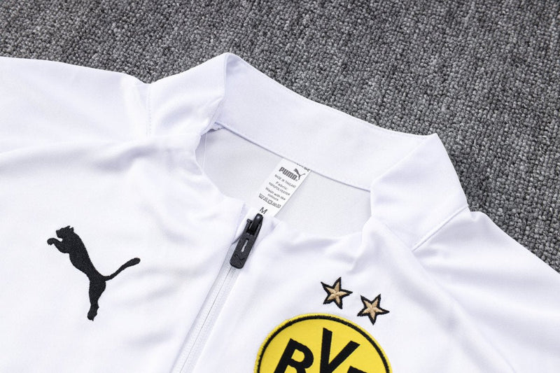 Conjunto BVB  Puma 2023/2024 - BRANCA & PRETA: