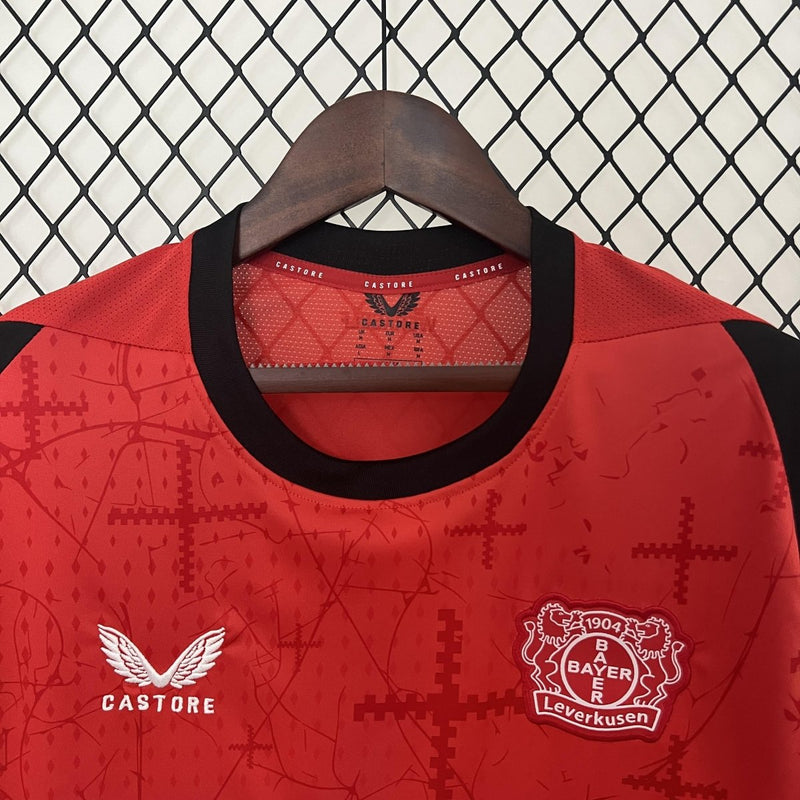 Camisa Bayer Leverkusen Titular 24/25 - Castore Torcedor Masculina - Lançamento