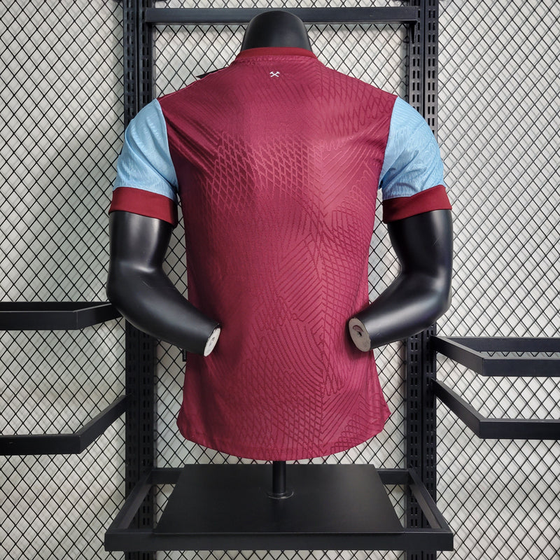 Camisa West Ham Home 23/24 - Umbro Jogador Masculino