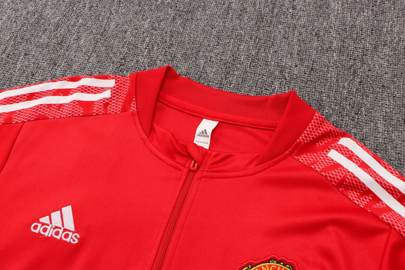 Conjunto Manchester United Adidas 2022/2023 - VERMELHA