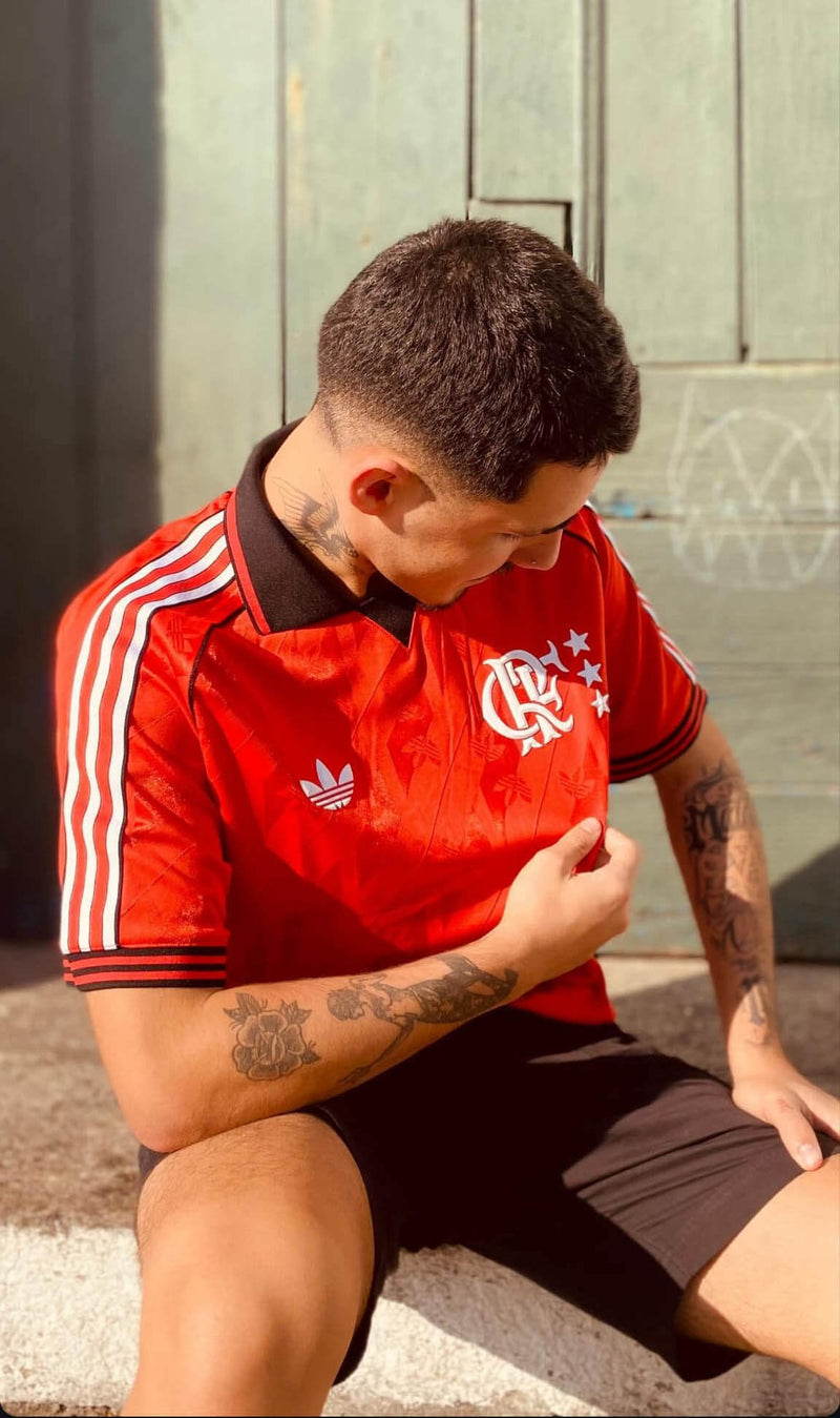 Camisa Flamengo Lifestyler Adidas 2024 - Flamengo