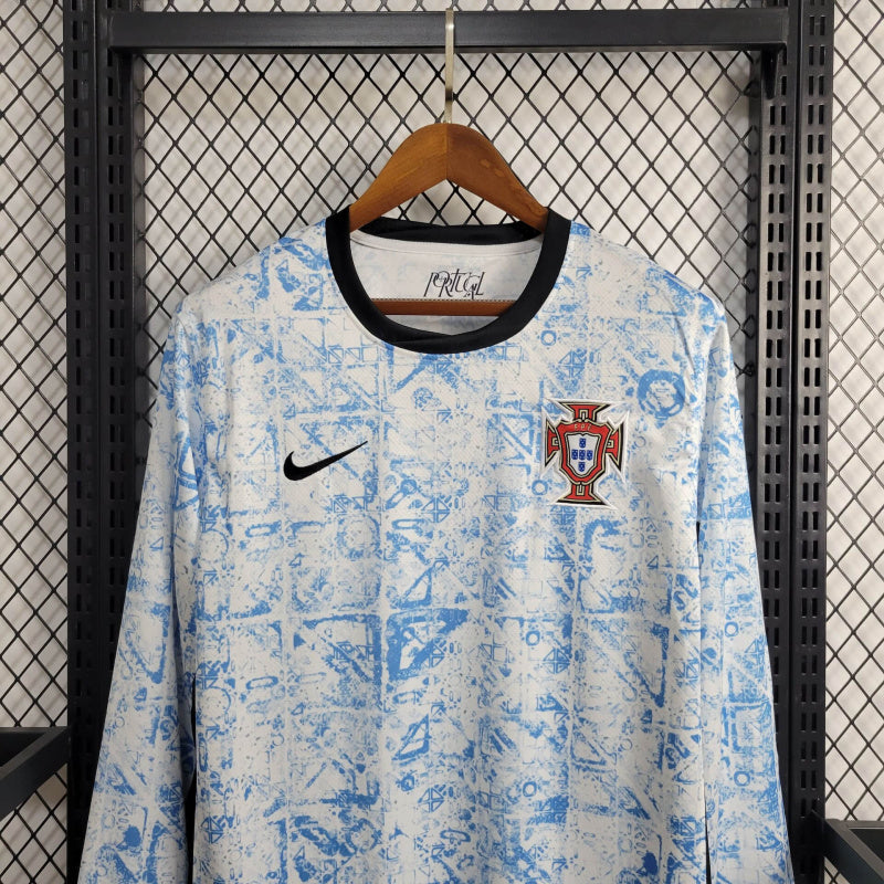 Camisa Portugual Away 24/25 - Versão Torcedor Manga Comprida