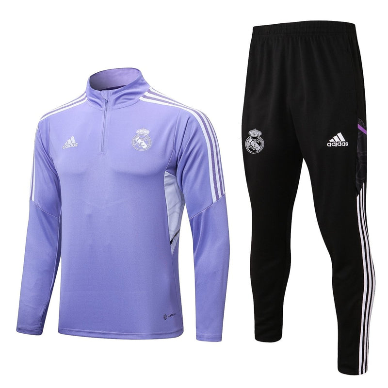 Conjunto Real Madrid Adidas 2022/2023 - LILÁS