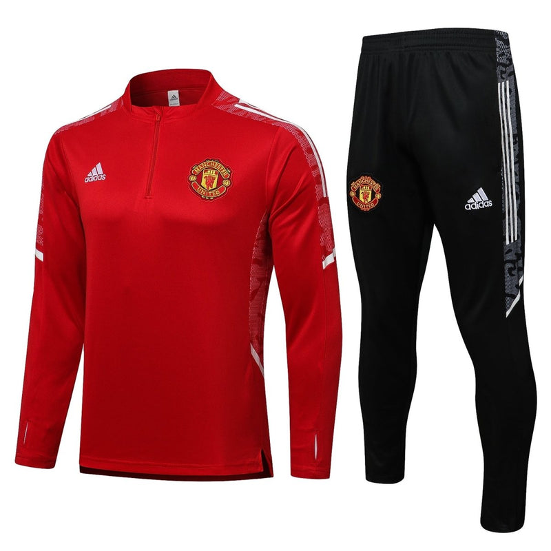 Conjunto Manchester United Adidas 2022/2023 - VERMELHA