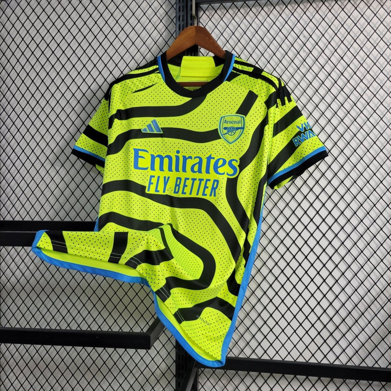 Camisa Arsenal Away Verde 23/24 - Adidas Torcedor Masculina - lançamento