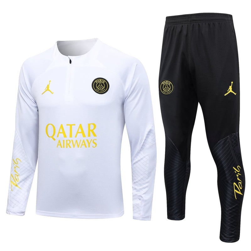 Conjunto PSG Nike 2023/2024 - BRANCA & PRETA